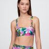 Kolorowy top bikini typu bandeau Kolorowy top bikini typu bandeau