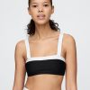 Kolorowy top bikini typu bandeau