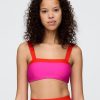 Kolorowy top bikini typu bandeau Kolorowy top bikini typu bandeau