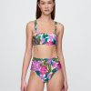 Kolorowy top bikini typu bandeau Kolorowy top bikini typu bandeau