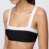 Kolorowy top bikini typu bandeau