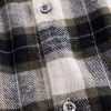 Koszula flanelowa z bawełny organicznej, luźna