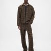 Koszula wierzchnia z płótna w kratę