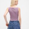 Koszulka CloseKnit Jersey z dekoltem w łódkę i krótkim rękawem