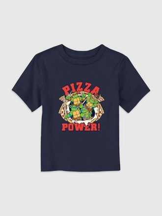Koszulka dla maluchów z motywem pizzy i Żółwi Ninja