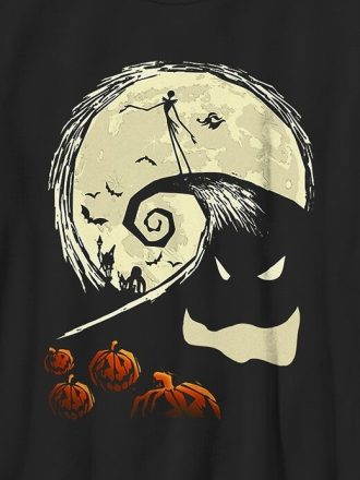 Koszulka dziecięca z grafiką „Miasteczko Halloween”