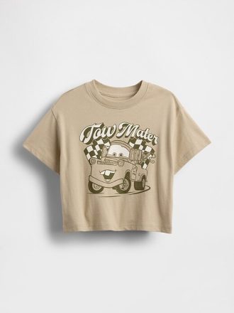 Koszulka Gap × Disney dla niemowląt i małych dzieci z dużymi samochodami