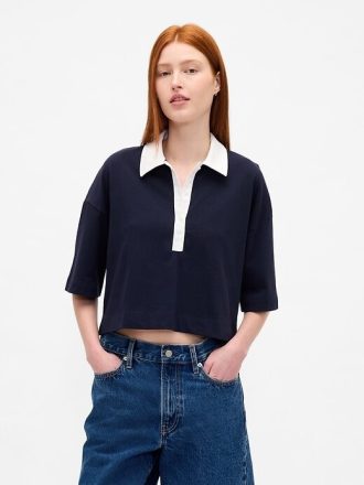 Koszulka polo Vintage Soft Heavyweight z bawełny organicznej