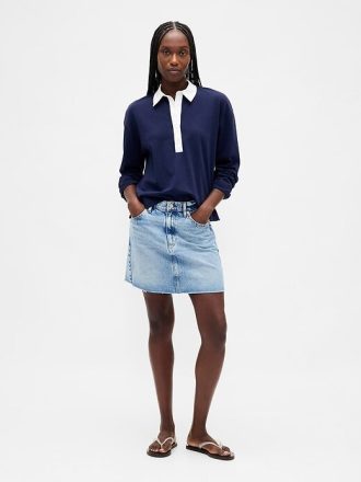 Koszulka polo Vintage Soft z bawełny organicznej, ciężka