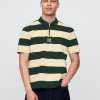 Koszulka polo w paski z logo Gap × Malbon