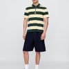 Koszulka polo w paski z logo Gap × Malbon