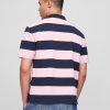 Koszulka polo w paski z logo Gap × Malbon