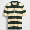 Koszulka polo w paski z logo Gap × Malbon