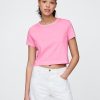 Koszulka Vintage Soft Crop z organicznej bawełny