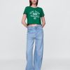 Koszulka Vintage Soft Crop z organicznej bawełny