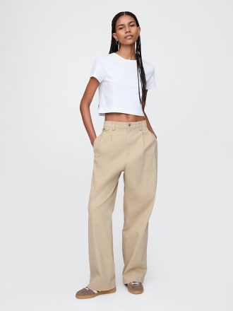 Koszulka Vintage Soft Crop z organicznej bawełny