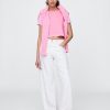 Koszulka Vintage Soft Crop z organicznej bawełny