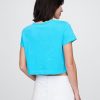 Koszulka Vintage Soft Crop z organicznej bawełny