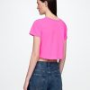 Koszulka Vintage Soft Crop z organicznej bawełny