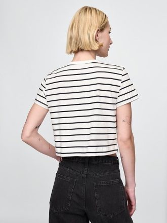 Koszulka Vintage Soft Crop z organicznej bawełny