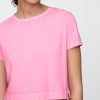 Koszulka Vintage Soft Crop z organicznej bawełny