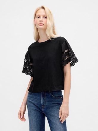 Koszulka Vintage Soft Heavyweight Crop z organicznej bawełny