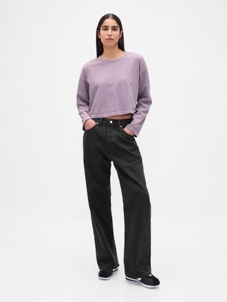 Koszulka Vintage Soft Heavyweight Crop z organicznej bawełny