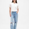 Koszulka Vintage Soft Heavyweight Crop z organicznej bawełny