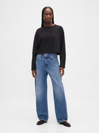 Koszulka Vintage Soft Heavyweight Crop z organicznej bawełny