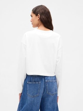 Koszulka Vintage Soft Heavyweight Crop z organicznej bawełny