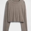 Koszulka Vintage Soft Heavyweight Crop z organicznej bawełny