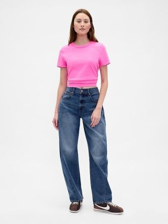 Koszulka Vintage Soft Heavyweight Shrunken z bawełny organicznej