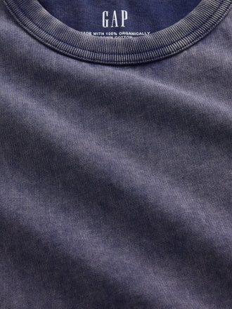 Koszulka Vintage Soft Heavyweight Shrunken z bawełny organicznej