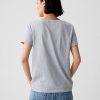 Koszulka z dekoltem w serek Vintage Soft z organicznej bawełny