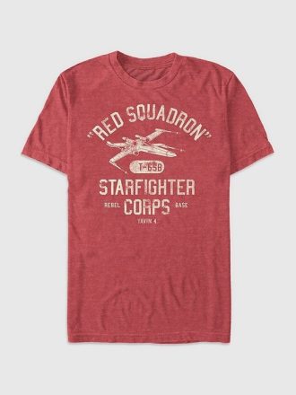 Koszulka z grafiką „Star Wars Red Squadron”
