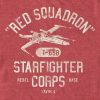 Koszulka z grafiką „Star Wars Red Squadron”