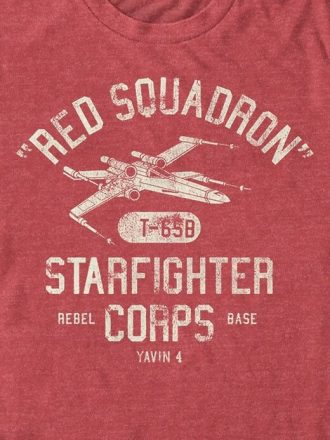 Koszulka z grafiką „Star Wars Red Squadron”