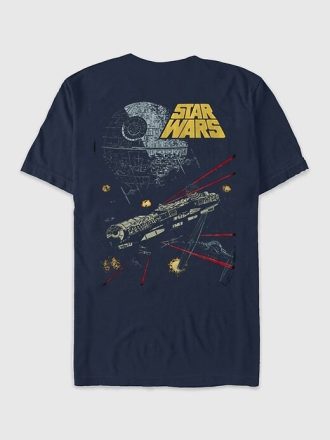 Koszulka z grafiką Star Wars Vintage Galaxy