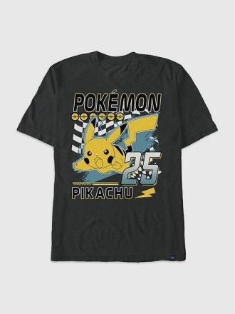 Koszulka z grafiką wyścigową Pokemon Pikachu