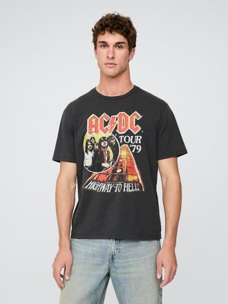 Koszulka z grafiką z trasy AC/DC 1979