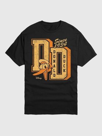 Koszulka z krótkim rękawem Disney Donald Letterman