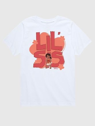 Koszulka z krótkim rękawem i grafiką dla malucha Moana 2 Lil Sis Simea