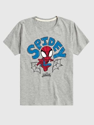 Koszulka z krótkim rękawem i grafiką Marvel Spidey Doodle dla malucha