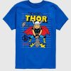 Koszulka z krótkim rękawem i grafiką Marvel Thor Doodle dla malucha