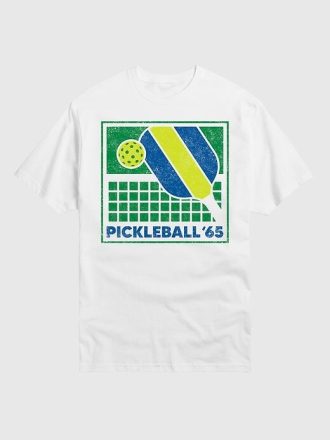 Koszulka z krótkim rękawem i grafiką Pickleball 65
