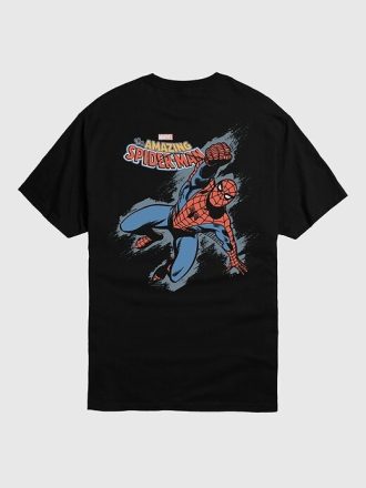 Koszulka z krótkim rękawem Marvel Grunge Spiderman