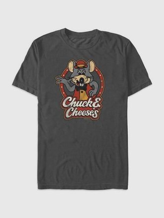 Koszulka z nadrukiem Chuck E Cheese Retro Logo