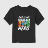 Koszulka z nadrukiem DC Comics Justice League Hero Dad dla malucha
