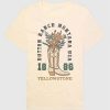 Koszulka z nadrukiem „Yellowstone Flower Cowboy Boot”