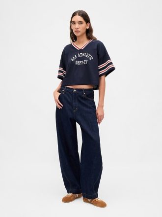 Koszulka z organicznej bawełny Crop Jersey